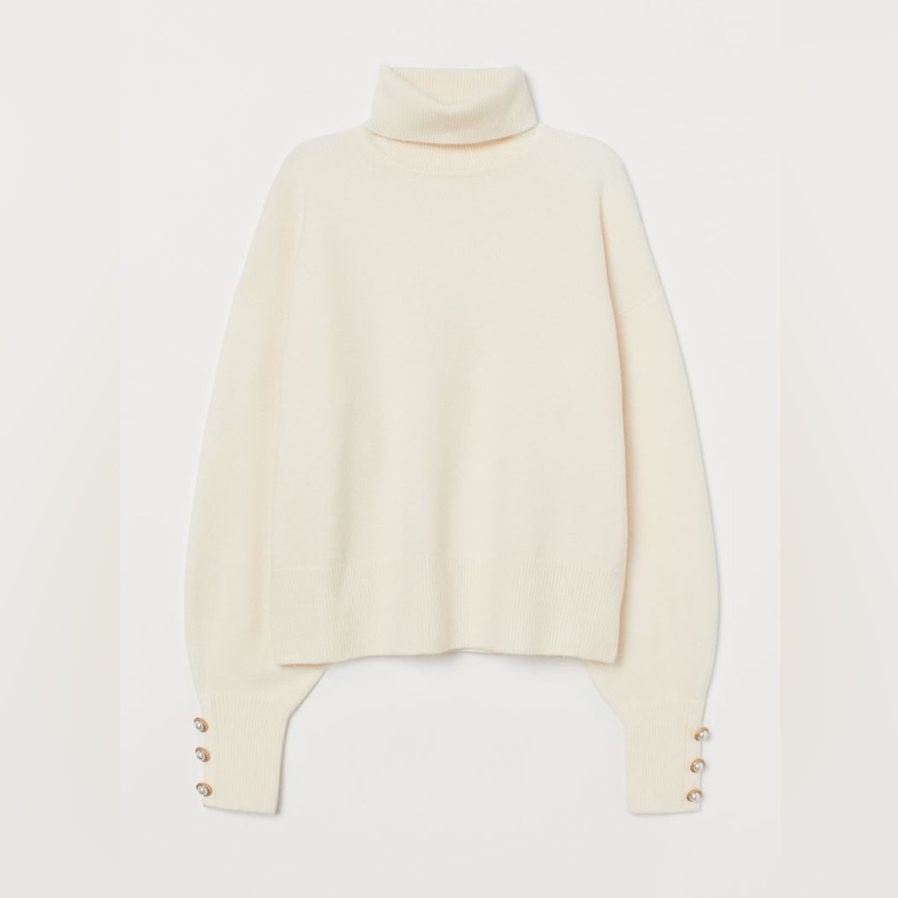 H&M Fine Knit Turtleneck Sweater